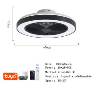 Modern LED Ceiling Fan <b>Lights</b> Low-profile Ceiling Fans with <b>Lights</b> and Remote 6-speed Smart Ceiling Fans with RGB <b>Lights</b> - Product Image 5