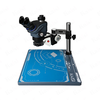 Microscope Kaisi TX-350S Plus pour Réparation de Téléphones Mobiles, avec Caméra TX1 4K et Configuration d'une Nouvelle Plaque de Base Super Grande