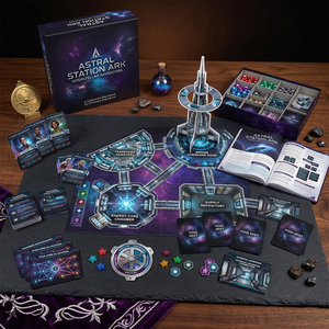 Juego de rol de mesa para el desarrollo de personajes, compatible con REACH, precisión de habilidad manual para una narrativa cooperativa, caja rígida plegable - Product Image 1