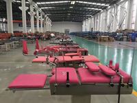 Département d'obstétrique d'hôpital lit d'accouchement de compression d'acier inoxydable hydraulique électrique lit d'accouchement avec matelas