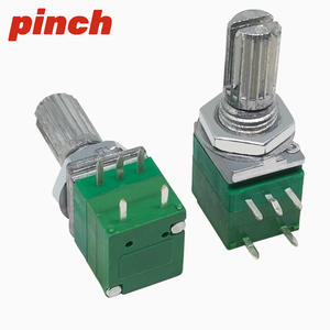 Potentiomètre rotatif à pression RK097 10K 50K, résistance réglable à film de carbone avec support de commutateur pour amplificateur audio - Product Image 2