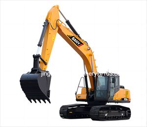 Excavadora de cadenas SANY SY235C PRO de 24 toneladas usada con componentes de caja de cambios originales en stock para la venta SY215C SY245H - Product Image 1