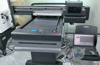Nueva Impresora UV Plana Automática de Tamaño A3/A2 6090 con Posicionamiento Visual, Cabezal de Impresión XP600, Detección por Cámara CCD, 3 Cabezales