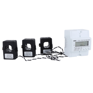 Clamp 200A <strong>CT</strong> Input Type Three <strong>Phase</strong> Multifunction Power Meter/indirect Connection 3P4W Smart Energy Meter - Product Image 6