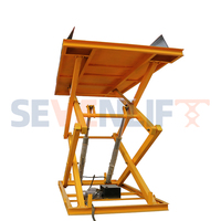 1 tonne 2 tonne 3 tonnes 4 tonnes 3m moteur électrique rotatif stationnaire hydraulique sous-sol bricolage petite table élévatrice à double ciseaux