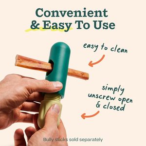 WOOF BullySafe - Soporte para <span class=keywords><strong>Bully</strong></span> Stick - Soporte Duradero para Masticar para Perros, para un Juego Seguro y Duradero, Fácil de Limpiar, Sin Más Peces de Ganso en la Boca - Product Image 4