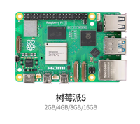 Raspberry Pi 5ª Generación, Placa de Desarrollo Raspberry Pi 5, Kit de Inicio de IA, Programación PCIe, Placa Base 4B, 2GB, 4GB, 8GB, 16GB