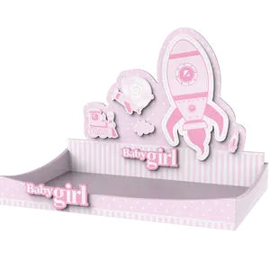 Baby Handmade MDF 6/9/12MM New Collections Tray Wood Tray blue pink color for boys girls party cute cake and home banquet