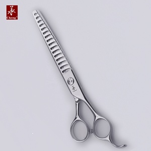 VE-7520DW pet paslanmaz çelik bakım makas chunker düz kaplan diş geniş bıçak profesyonel köpek makas Yonghe CHENG - Product Image 2