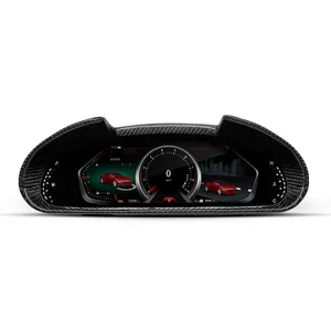ACAR 리눅스 시스템 자동 자동차 LCD 대시 보드 속도계 디지털 악기 게이지 클러스터 패널 마세라티