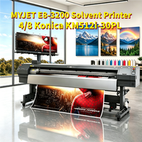 Imprimante à solvant industrielle automatique nouvelle génération 3,2 m à rouleaux, Konica 512i 4/8 têtes, garantie 1 an pour l'impression de bannières flexibles en PVC et de panneaux publicitaires