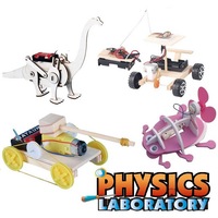 Kit d'expériences scientifiques éducatives en bois électronique créatif 2025, jouets scientifiques DIY STEM pour enfants KSF