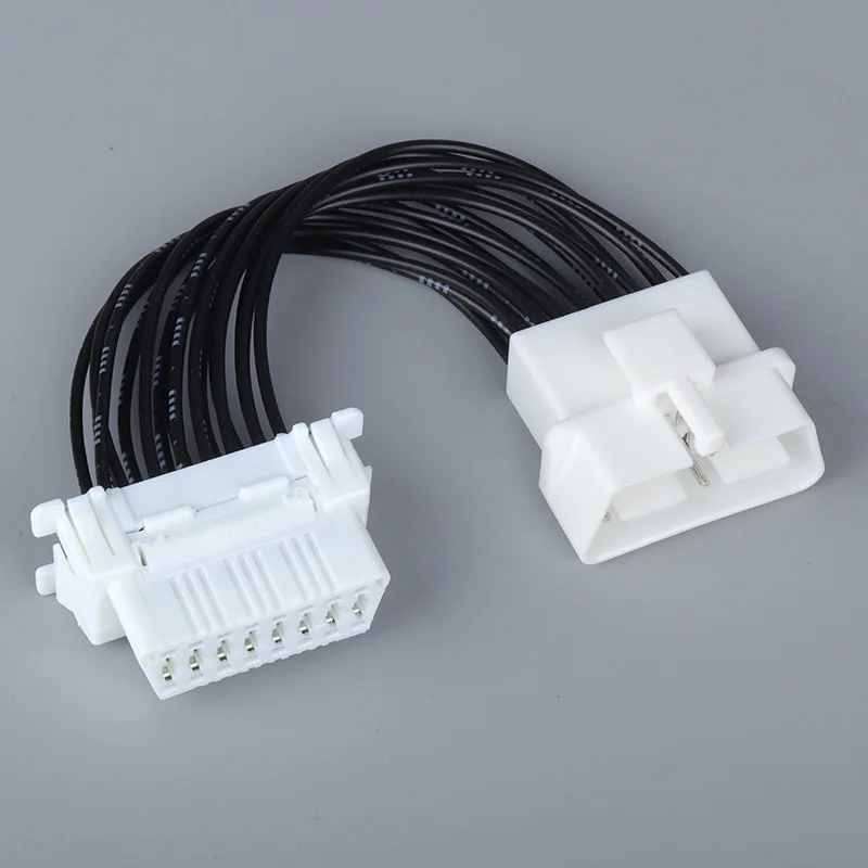 automobile OBD 1 to 1 full core extension cable 16 pin 16 core power on tester interface annual inspection