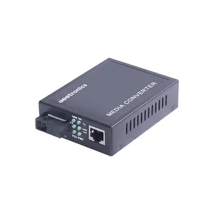 Free Sample 1000Base TX1550/RX1310nm SMF 20km Single SC Unmanaged Gigabit Ethernet Fiber Media Converter