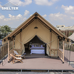 Muebles impermeables al aire libre de aluminio portátil Camping evento lujo Resort Hotel lona <span class=keywords><strong>Safari</strong></span> tienda - Product Image 2