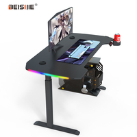 Bureau d'ordinateur en gros, bureau de Style course, Table de Gamer, bureau réglable