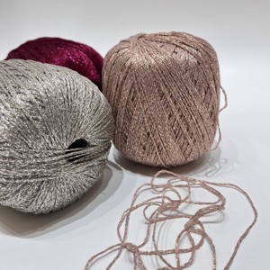 <span class=keywords><strong>Fil</strong></span> métallique à crochet <span class=keywords><strong>Fil</strong></span> métallique à bande ronde <span class=keywords><strong>Fil</strong></span> lurex avec éclat métallique - Product Image 4
