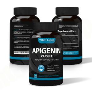 OEM suplemen tidur antioksidan <span class=keywords><strong>Apigenin</strong></span> ekstrak Chamomile makanan <span class=keywords><strong>apigenin</strong></span> capsules - Product Image 1