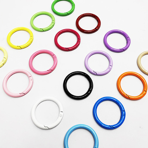 YN anneaux <span class=keywords><strong>à</strong></span> ressort <span class=keywords><strong>pour</strong></span> porte-clés Snap Clip déclencheur ressort ceinture boucle pointe ruban sertissage extrémités résultats <span class=keywords><strong>pour</strong></span> sangle ceinture Clip réparation - Product Image 2