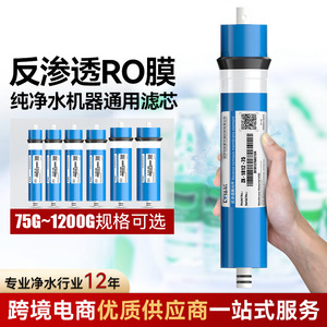 เมมเบรนรีเวิร์สออสโมซิสขนาด 10 นิ้ว 75 GPD ตลับกรองน้ำประสิทธิภาพสูงสำหรับเครื่องกรองน้ำในครัวเรือน - Product Image 4