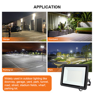 Kcd Slim chiếu 50W 100W 200W Spotlight sân vận động thể thao sân vận động bóng đá mạnh mẽ nhất SMD LED Bracket Flood Light với cảm biến - Product Image 6