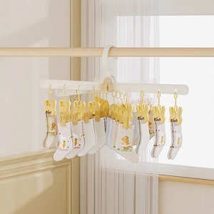 Baby Sock Drying Rack With Multiple Clips For Clothes And Underwear Space Saving Organizer For Children - Product Image 2