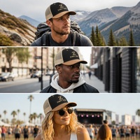 Gorra Trucker Vintage Personalizada, Malla Transpirable, 6 Paneles, Ajustable, para Exteriores, Fabricante, Venta al Por Mayor, MOQ Bajo