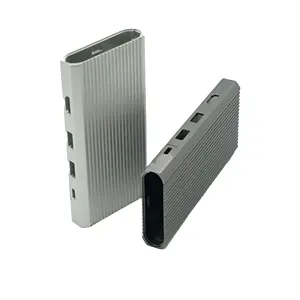 Customized Factory Low price Port replicator aluminum alloy shell metal cover for Docking station