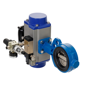 Hat92d Pn16 Pneumatic Double-acting Central-line with Limit Switch <b>Box</b> for Water Applications - Product Image 5