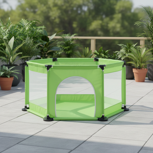 Parc de jeu portable multifonctionnel pour nouveau-né, en tissu Oxford résistant à l'usure, centre d'activités sécurisé pour bébé, vente chaude, prix abordable - Product Image 5