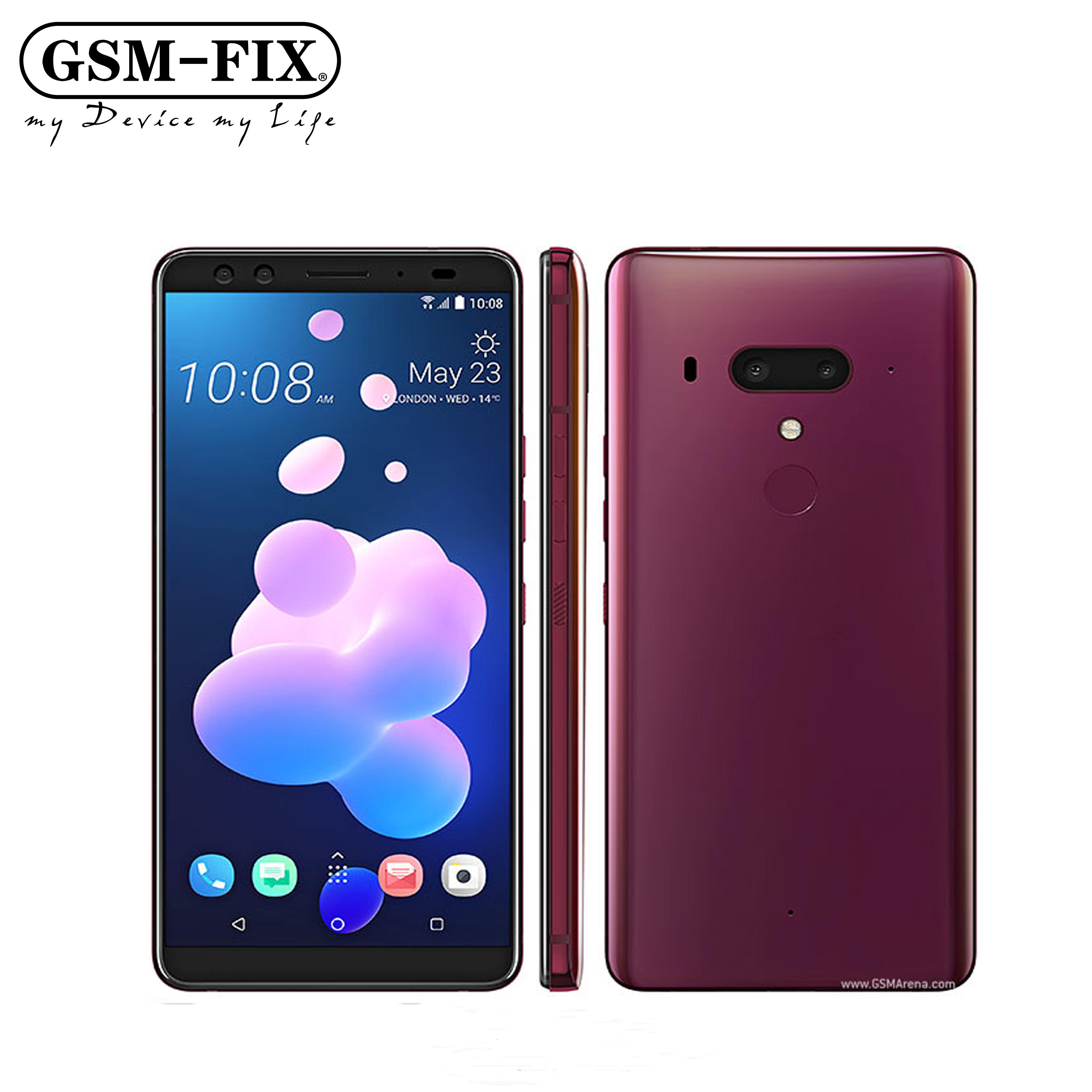 GSM-FIX for HTC U12+ Unlocked 64GB 6GB RAM 4G LTE Octa-core Rear