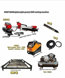 Machine de découpe plasma CNC portable 1500x3000mm, système de découpe oxygène-chaleur pour tôles métalliques, atelier CE - Product Image 1