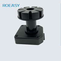 Roeasy pieds réglables pieds de cuisine pieds de meubles pied de meuble FC-720-K pied de réglage d'armoire pour Table en plastique moderne