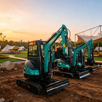 Mini-excavatrice hydraulique complète TP25 au prix d'usine, 2500 kg, EPA Euro 5, petite excavatrice compacte sur chenilles de 2,5 tonnes