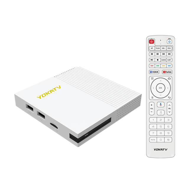 YOKATV Online IPX2 S905X4 4G 32G Android TV Box 2.4/5G Dual WIFI 4K Android 11 IPTV Smart Set Top Box XTV DUO AIR Media Player