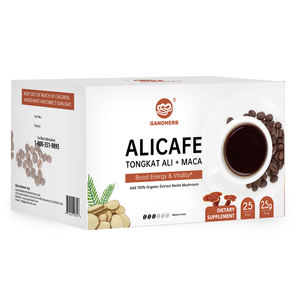 GANOHERB Organo Gold OEM proveedor Reishi hongo <span class=keywords><strong>Ganoderma</strong></span> Lingzhi <span class=keywords><strong>Cafe</strong></span> café negro instantáneo fabricante de porcelana <span class=keywords><strong>precio</strong></span> completo - Product Image 1