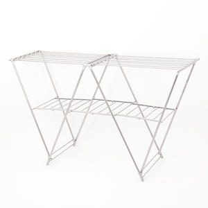 [HOME FRIEND] Étendoir à linge en forme de W, grand et stable, avec finition arrondie lisse pour un séchage quotidien sûr du linge - Product Image 5