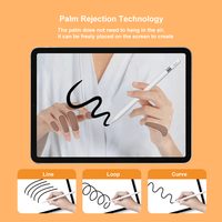 Stylet magnétique haute précision pour iPad iOS, recharge Type-C, rejet de la paume, sensibilité à l'inclinaison, pointe remplaçable, CE ROHS