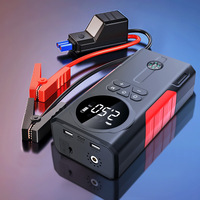 Démarreur de Secours et Gonfleur Portable 12V Intégré 39800mAh pour Voiture avec Fonction de Démarrage d'Urgence