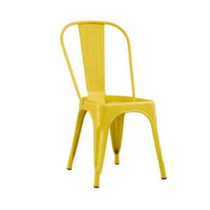 Chaise de salle à manger industrielle vintage en métal, style bistro français rétro du <span class=keywords><strong>Marais</strong></span>, mobilier de salle à manger d'occasion, vente en gros à prix réduit - Product Image 4