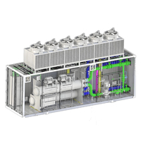 Centrale de refroidissement préfabriquée clé en main avec système de contrôle PLC pour la fabrication