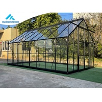 Serre de sécurité en verre trempé de 4mm Mini serre portable Serre de jardin