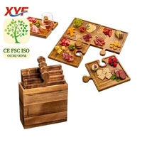 Nouvel ensemble de planches à découper en bois de forme irrégulière, plateau à pain portable, plateau à fruits, steak, pizza, légumes, aliments cuits