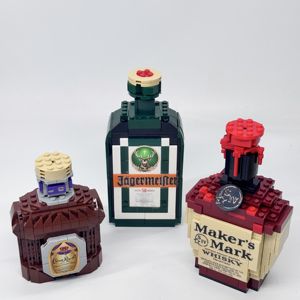 Sáng Tạo mô phỏng Whisky chai xây dựng khối thiết lập để lắp ráp đồ chơi và bộ sưu tập - Product Image 4