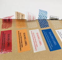 Muestra Gratuita de Etiqueta Adhesiva de Seguridad Personalizada, Impresa en Vinilo, Resistente al Agua, Anti-Falsificación, para Garantía de Productos Electrónicos