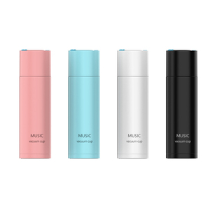 Оптовая продажа, <span class=keywords><strong>3</strong></span> в 1, 13 унций, двойная стальная Изолированная бутылка для питьевой воды с Bluetooth-динамиком - Product Image 5