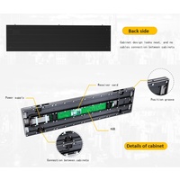 Pantalla LED Interior a Todo Color P1.25, Pantalla Grande para Escenarios, Bodas, Negocios de Autoservicio, Agencias, Centros Comerciales y Tiendas Minoristas