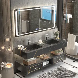 الحديثة الحمام خزانة حمام للتجميل مجموعات مع LED مرآة من الصانع
