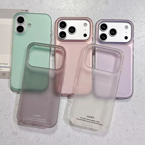 Funda Protectora Trasera Mate Semitransparente de Color Sólido Estilo Ins Simple para iPhone 17 16 15 Pro Max - Product Image 4