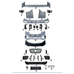 Kit Carrozzeria per <span class=keywords><strong>Mercedes</strong></span> Benz <span class=keywords><strong>Sprinter</strong></span> VAN W907 <span class=keywords><strong>2018</strong></span>+ in Stile GT, Include Paraurti Anteriore e Posteriore, Griglia, Minigonne Laterali, Tubo di Scarico - Product Image 1